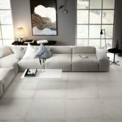 Vloertegel Ballerup Wit 60x60 Cm 1,44 M² -Badkamer Winkel 123 3894