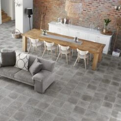 Vloertegel Dust Grigio Decor 30x30 Cm - 1m²/pak -Badkamer Winkel 123 3902