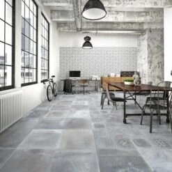 Vloertegel Dust Fumo 60,4x60,4 Cm 1,46 M² 7 Vloertegel Dust Fumo 60,4x60,4 Cm 1,46 M² -Badkamer Winkel 123 3943