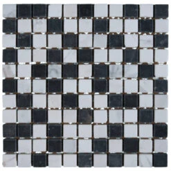 Mozaiek Wit/Zwart/Grijs 30x30cm