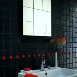 Mozaïektegel Java Zwart 30x30 Cm -Badkamer Winkel 123 3976