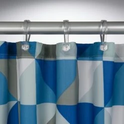 Sealskin Douchegordijn Tangram Blauw 200x180 Cm 7 Sealskin Douchegordijn Tangram Blauw 200x180 Cm -Badkamer Winkel 123 4042