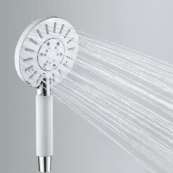 Tiger Handdouche Akcent Chroom Wit -Badkamer Winkel 123 4051