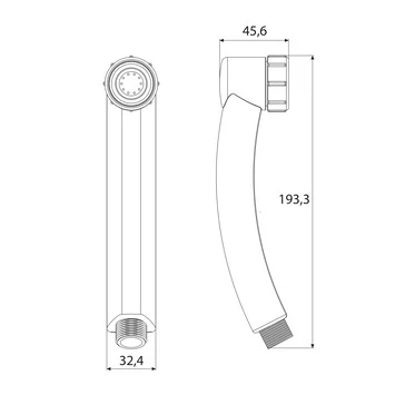 Tiger Splash Eco Handdouche Turbo Saver Chroom 6 Tiger Splash Eco Handdouche Turbo Saver Chroom - Afbeelding 4