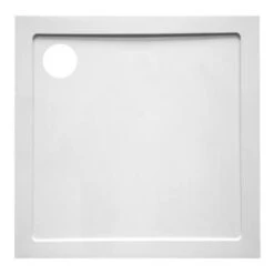 Van Marcke Helion Douchebak In Kunststofcomposiet Wit 80x80