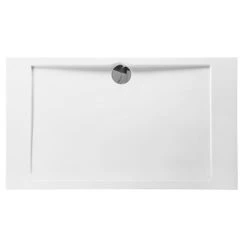 Allibert Slim Douchebak 140x80 Cm Polybeton Wit