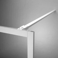 Sealskin Contour Inloopdouche Type A3 88x200 Cm, 6 Mm Helder Veiligheidsglas Met Antikalklaag Mat Wit -Badkamer Winkel 123 4152