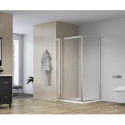 Atlantic Roan Douchewand En -deur 90x90x190cm Chroom -Badkamer Winkel 123 4241