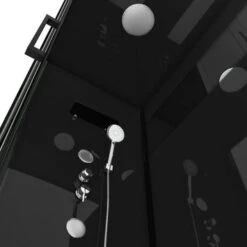 Aurlane Douchecabine Met Schuifdeur Black Mirror 2 Rechthoek Zwart 80x110 Cm 9 Aurlane Douchecabine Met Schuifdeur Black Mirror 2 Rechthoek Zwart 80x110 Cm -Badkamer Winkel 123 4249