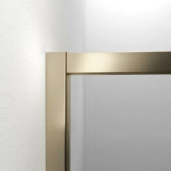 Sealskin Draaideur Met Zijwand Contour 100x100x200 Cm Goud Geborsteld -Badkamer Winkel 123 4279