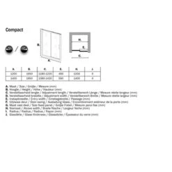 Sealskin Schuifdeur Voor Nis Compact 140x195 Cm Chroom -Badkamer Winkel 123 4291