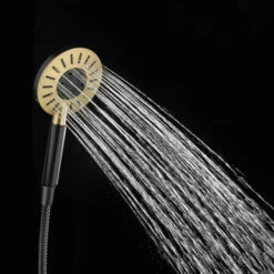 Tiger Regendoucheset Akcent Zwart Messing -Badkamer Winkel 123 4418