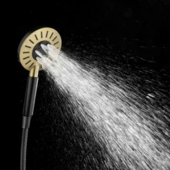 Tiger Regendoucheset Akcent Zwart Messing -Badkamer Winkel 123 4419