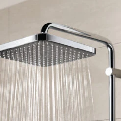 Grohe Douchesysteem Vitalio Start 250 Vierkant Met Omstelling Chroom -Badkamer Winkel 123 4445