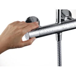 Hansgrohe Douchesysteem Vernis Blend 200 Met Thermostaatkraan Chroom -Badkamer Winkel 123 4490