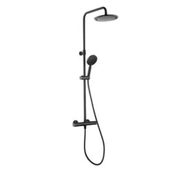 Tiger Regendoucheset Akcent Met Thermostatisch Kraan Zwart -Badkamer Winkel 123 4571