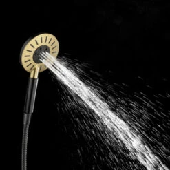 Tiger Doucheset Akcent 3 Straalstanden Zwart/messing 20 Tiger Doucheset Akcent 3 Straalstanden Zwart/messing -Badkamer Winkel 123 4585