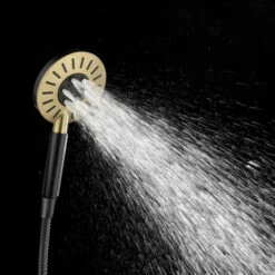 Tiger Doucheset Akcent 3 Straalstanden Zwart/messing 22 Tiger Doucheset Akcent 3 Straalstanden Zwart/messing -Badkamer Winkel 123 4587