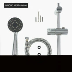 Tiger Splash Doucheset Murcia Waterbesparend Chroom -Badkamer Winkel 123 4592
