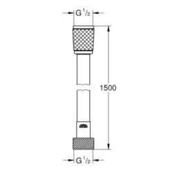 Grohe VitalioFlex Doucheslang Comfort 150 Cm 7 Grohe VitalioFlex Doucheslang Comfort 150 Cm -Badkamer Winkel 123 4622