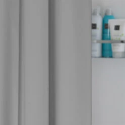 SEALSKIN Douchegordijn Granada 120x200cm Licht Grijs -Badkamer Winkel 123 4680