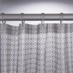 Sealskin Hammam Douchegordijn Pvc Zilver 180 X 200 Cm -Badkamer Winkel 123 4694