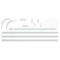 SEALSKIN Douchestang Easy Roll 90x90x90cm Wit -Badkamer Winkel 123 4723