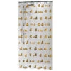 Sealskin Douchegordijn Duckling Geel PVC 200x180 Cm -Badkamer Winkel 123 4726