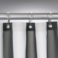 Sealskin Douchegordijn Linje Grijs 200x180 Cm -Badkamer Winkel 123 4738