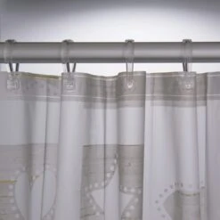 Sealskin Douchegordijn Chalk Grijs 180x200 Cm -Badkamer Winkel 123 4745