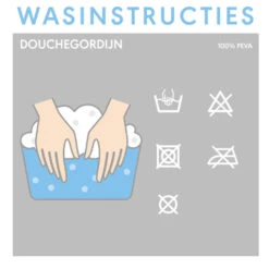 Sealskin Douchegordijn Chalk Grijs 180x200 Cm -Badkamer Winkel 123 4746