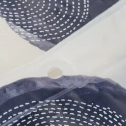 Sealskin Douchegordijn Mood 180x200cm Blauw/wht -Badkamer Winkel 123 4823