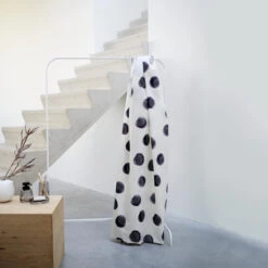 Sealskin Douchegordijn Mood 180x200cm Blauw/wht -Badkamer Winkel 123 4825