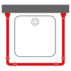 Sealskin Douchegordijnstang Seallux Combi Wit -Badkamer Winkel 123 4832