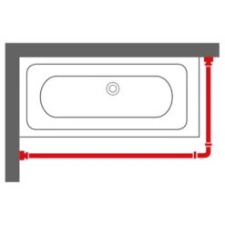 Sealskin Douchegordijnstang Seallux Combi Wit -Badkamer Winkel 123 4833