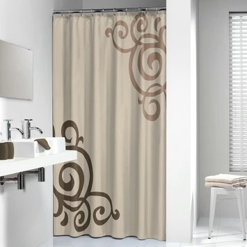 Sealskin Douchegordijn Duchess 180x200 Cm Ecru 3 Sealskin Douchegordijn Duchess 180x200 Cm Ecru