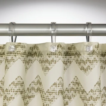 Sealskin Douchegordijn Motif 180x200 Cm Zand 4 Sealskin Douchegordijn Motif 180x200 Cm Zand - Afbeelding 2