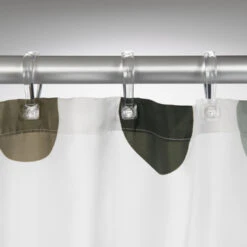 Sealskin Douchegordijn Twister Taupe 180x200 Cm -Badkamer Winkel 123 4872