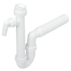 Sanivesk Universele Sifon 6/4x40mm Wit -Badkamer Winkel 123 4891