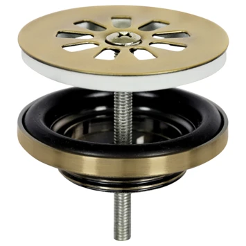 Differnz Afvoerplug Voor Fontein Mat Goud 3 Differnz Afvoerplug Voor Fontein Mat Goud