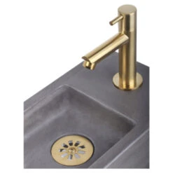 Differnz Afvoerplug Voor Fontein Mat Goud 7 Differnz Afvoerplug Voor Fontein Mat Goud -Badkamer Winkel 123 4905