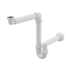 Sanivesk Ruimtebesparende Sifon 5/4-40mm -Badkamer Winkel 123 4951