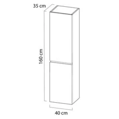 Tiger Kolomkast Karlo Zwart Mat 17 Tiger Kolomkast Karlo Zwart Mat -Badkamer Winkel 123 501