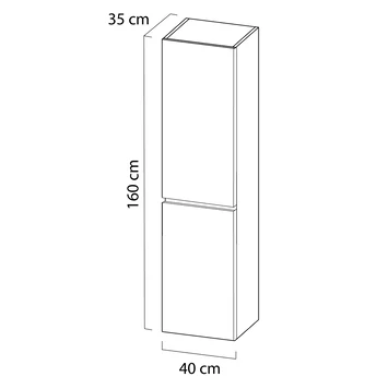 Tiger Kolomkast Karlo Zwart Mat 10 Tiger Kolomkast Karlo Zwart Mat - Afbeelding 8