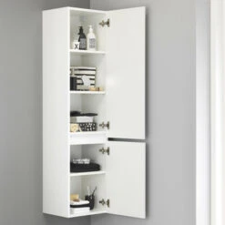 Tiger Karlo Kolomkast Sneeuwwit 160 Cm 10 Tiger Karlo Kolomkast Sneeuwwit 160 Cm -Badkamer Winkel 123 504