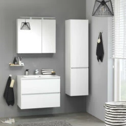 Tiger Karlo Kolomkast Sneeuwwit 160 Cm 11 Tiger Karlo Kolomkast Sneeuwwit 160 Cm -Badkamer Winkel 123 505