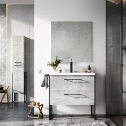 Atlantic Kolomkast Sienna Beton -Badkamer Winkel 123 515