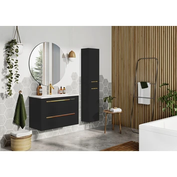 Atlantic kolomkast Stella Mat Zwart 4 Atlantic kolomkast Stella Mat Zwart - Afbeelding 2