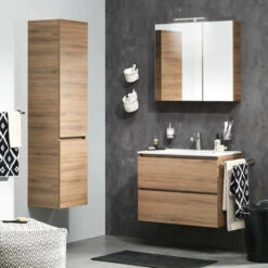 TIGER S-line Spiegelkast 60cm Chalet Eiken -Badkamer Winkel 123 554