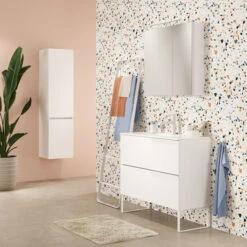 Tiger Spiegelkast S-Line 80cm Sneeuwwit 15 Tiger Spiegelkast S-Line 80cm Sneeuwwit -Badkamer Winkel 123 565